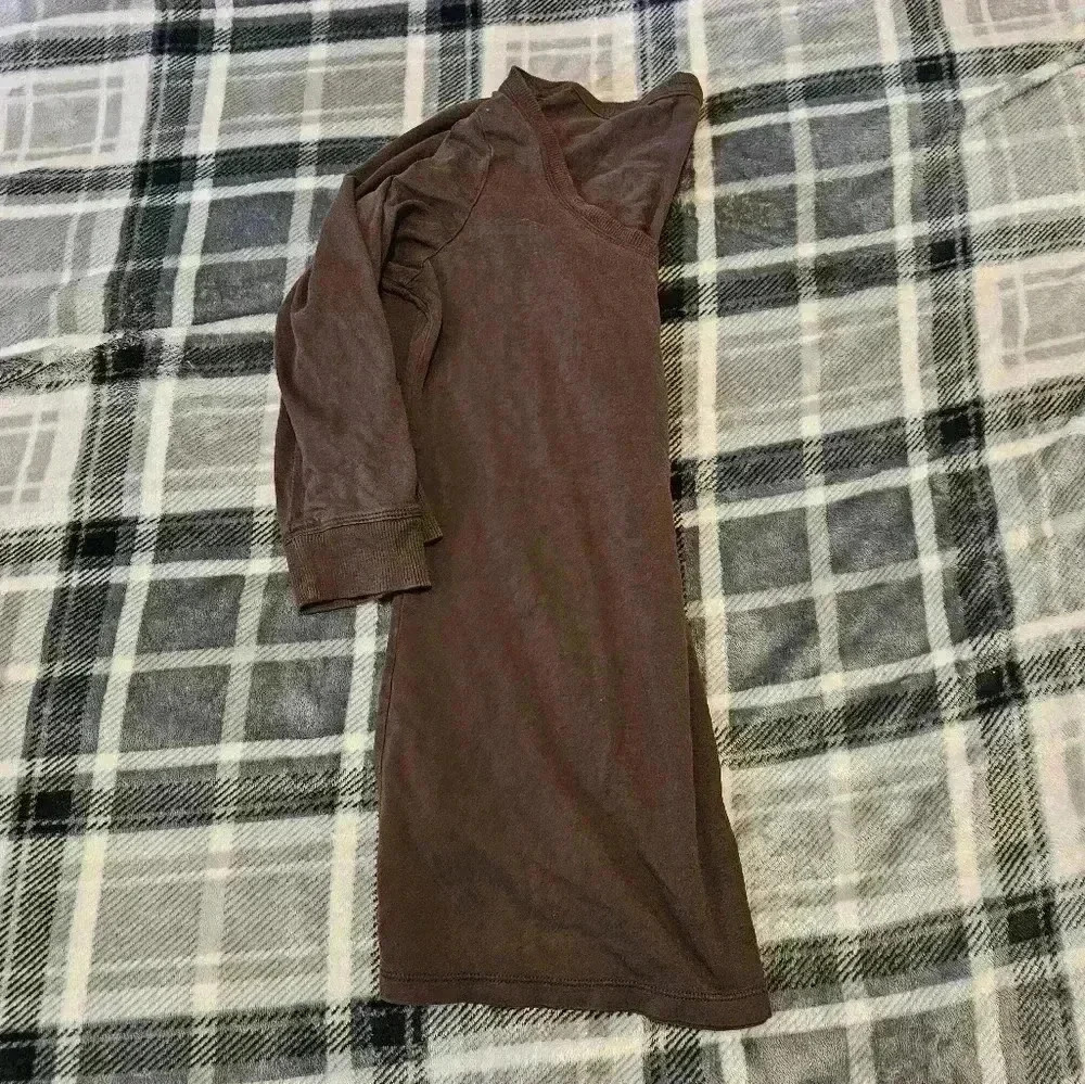 Gap, Women's size medium, brown, half sleeve, scoop neck, blouse - Picture 8 of 9